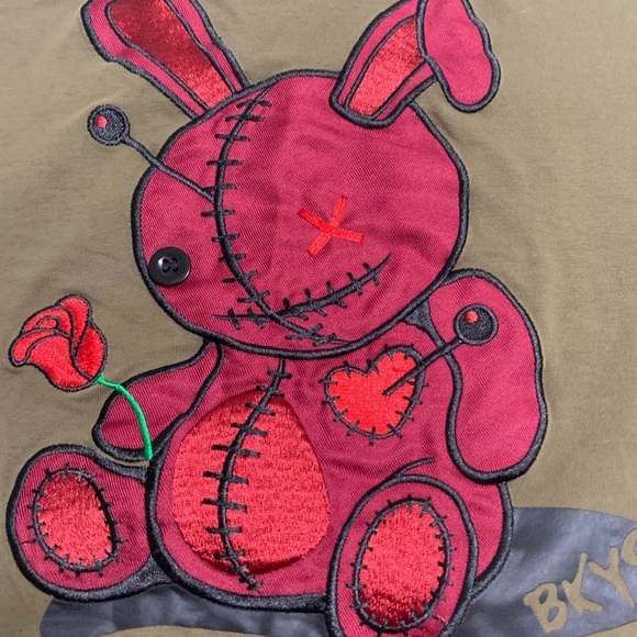 BKYS - Black Keys Lucky Charm Tee Patch Olive Burgundy - Picture 6 of 12